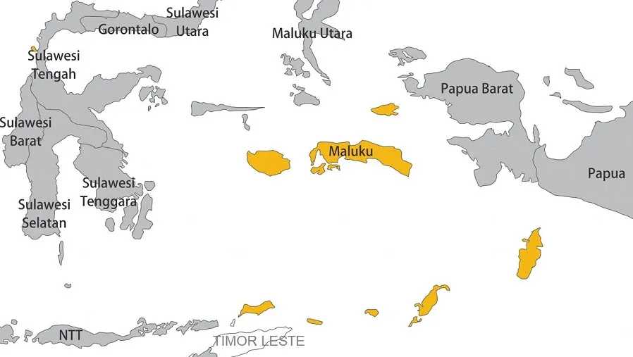 Daftar Kota dan Kabupaten di Provinsi Maluku
