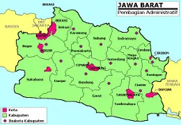 Daftar 27 Nama Kabupaten dan Kota di Jawa Barat